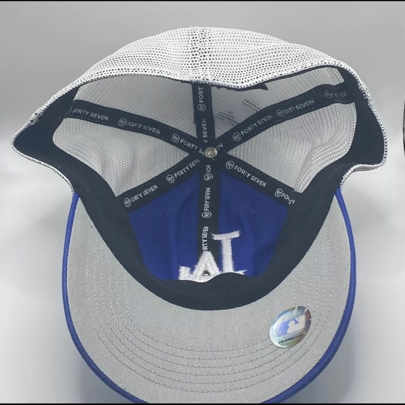 ‘47 Brand Los Angeles Dodgers MLB Closer Trucker Cap Hat Mesh Stretch Fit OSFA - Picture 5 of 6